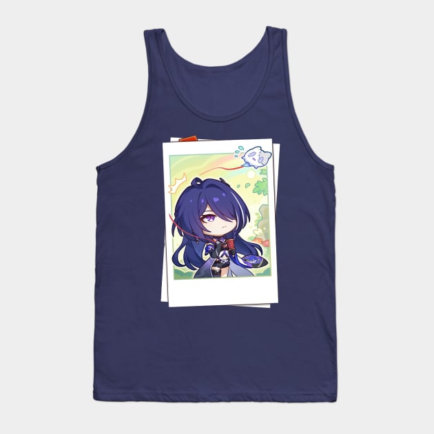 Honkai Star Rail Chibi Acheron Kite Tank Top by HoyoStan